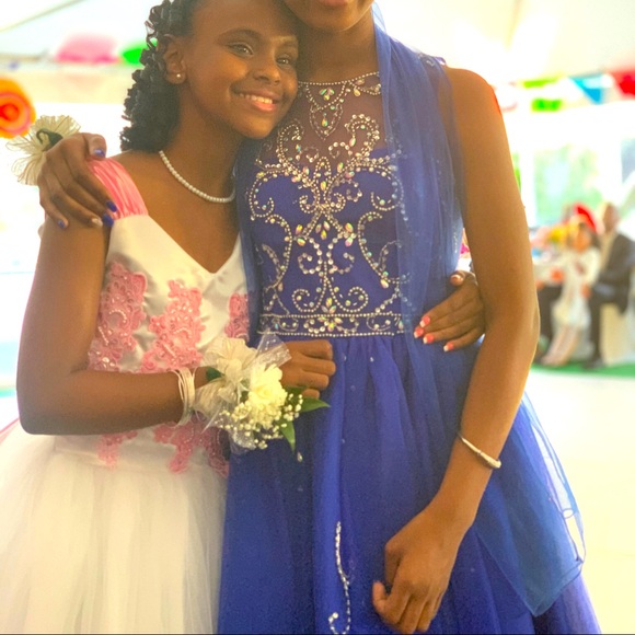 Royal Blue Princess Dress - Picture 1 of 5